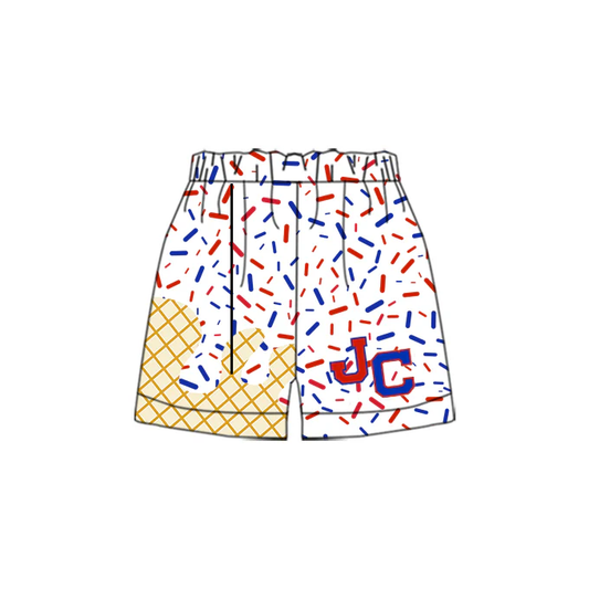 custom moq 3 eta 6-8weeks baby boys clothes team colors summer shorts