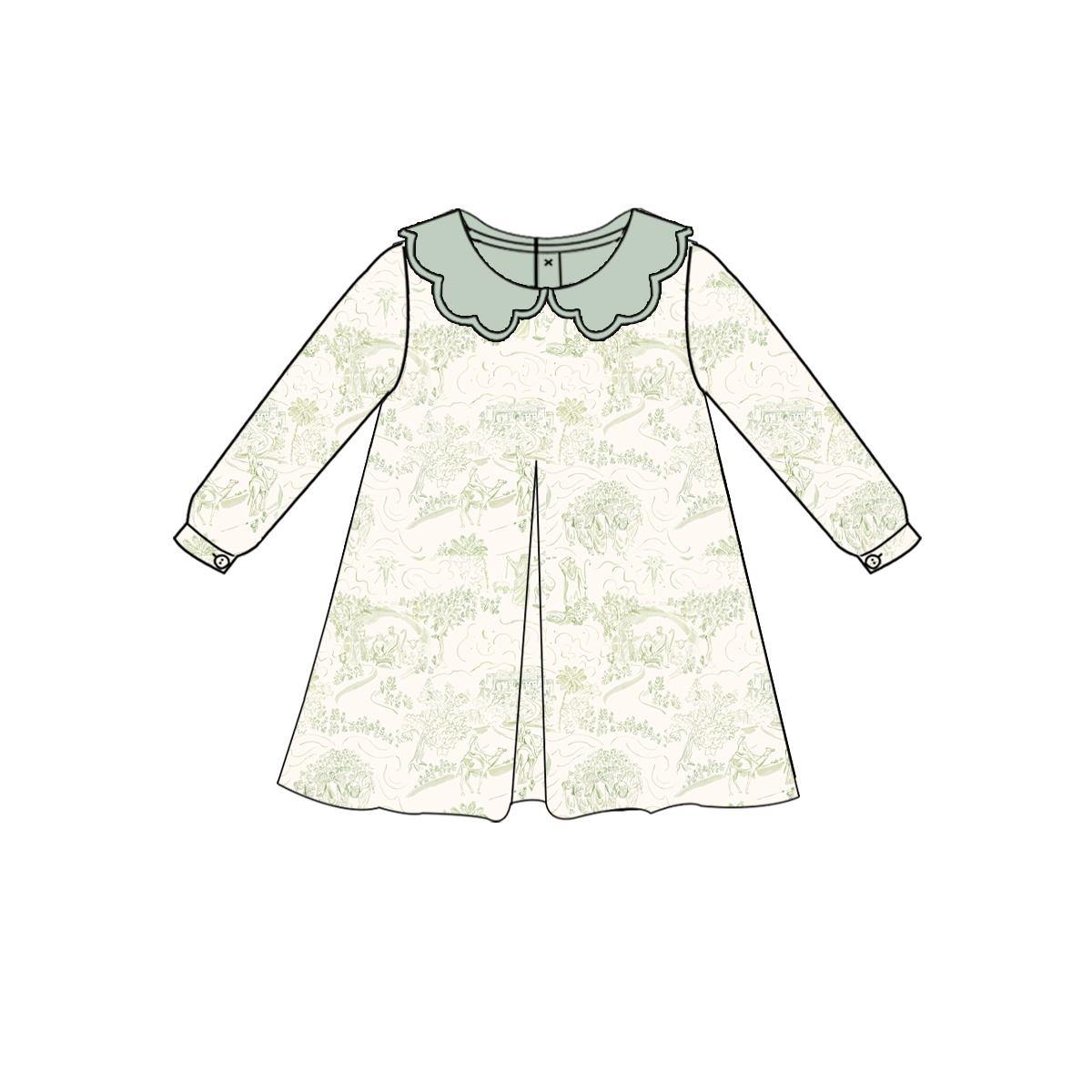 Custom moq 5 each style eta 6-7weeks baby girl clothes long sleeve pants set 2 and dress and rompers 2-25.8.15