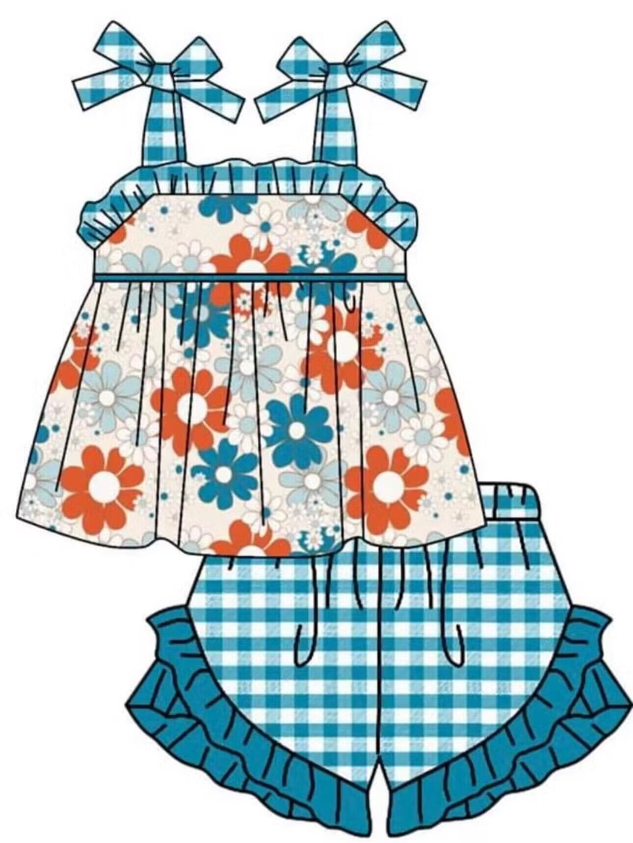 Deadline March 20 girls summer sunflower sets