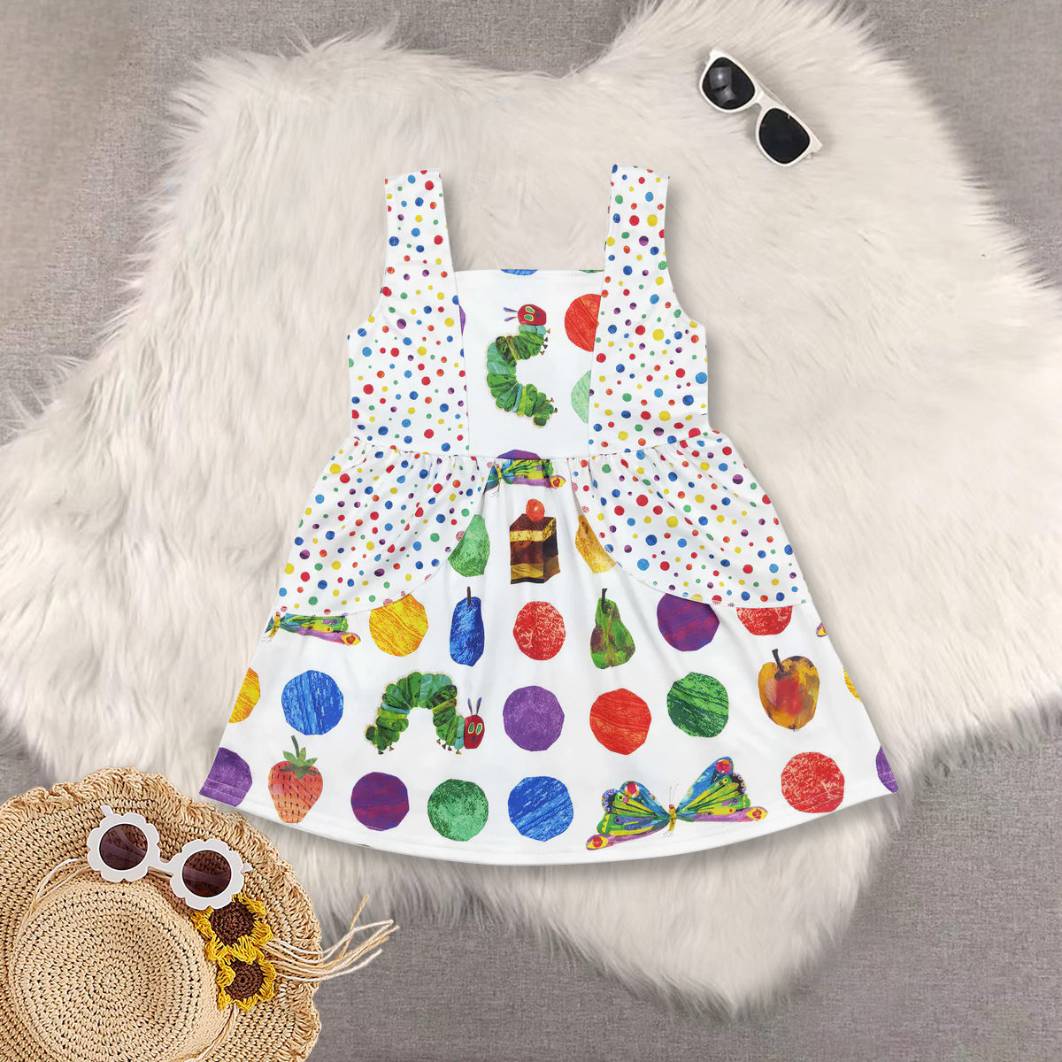 RTS NO MOQ Boys and Girls Caterpillar Bandage Summer Mixed Outfit