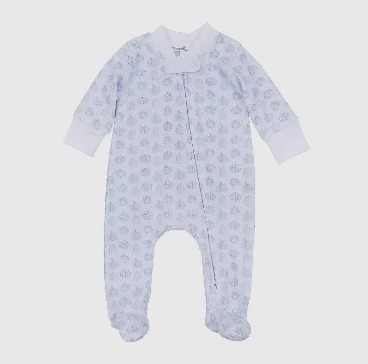 Custom moq 5 each style eta 6-7weeks baby boy clothes Halloween pumpkin long sleeve pants and romper 1 and romper 2-25.7.14