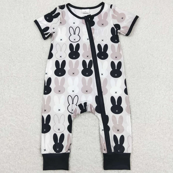 RTS NO MOQ Girls Boys Easter Clothes Sets and top and romper
