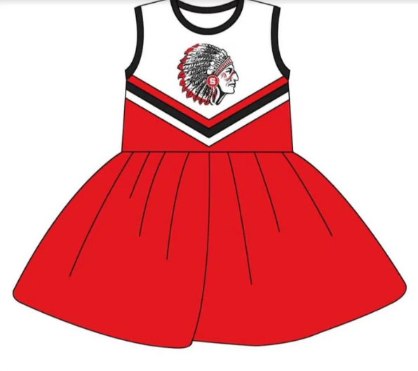 Deadline November 7 custom no moq eta 6-8weeks Red sleeveless sport dress with African savage pattern