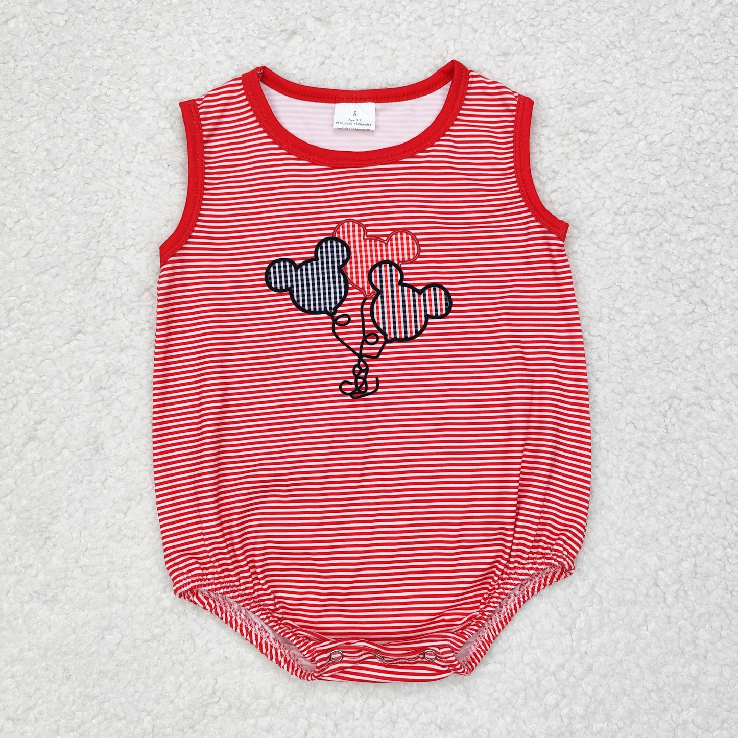 Cute Clothes  SR1844  red striped vest jumpsuit