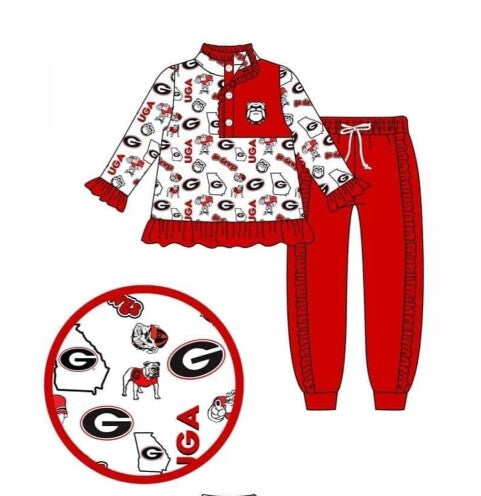 Deadline August 27custom no moq eta 6-8weeks Red Team Long Sleeve Trousers Suit