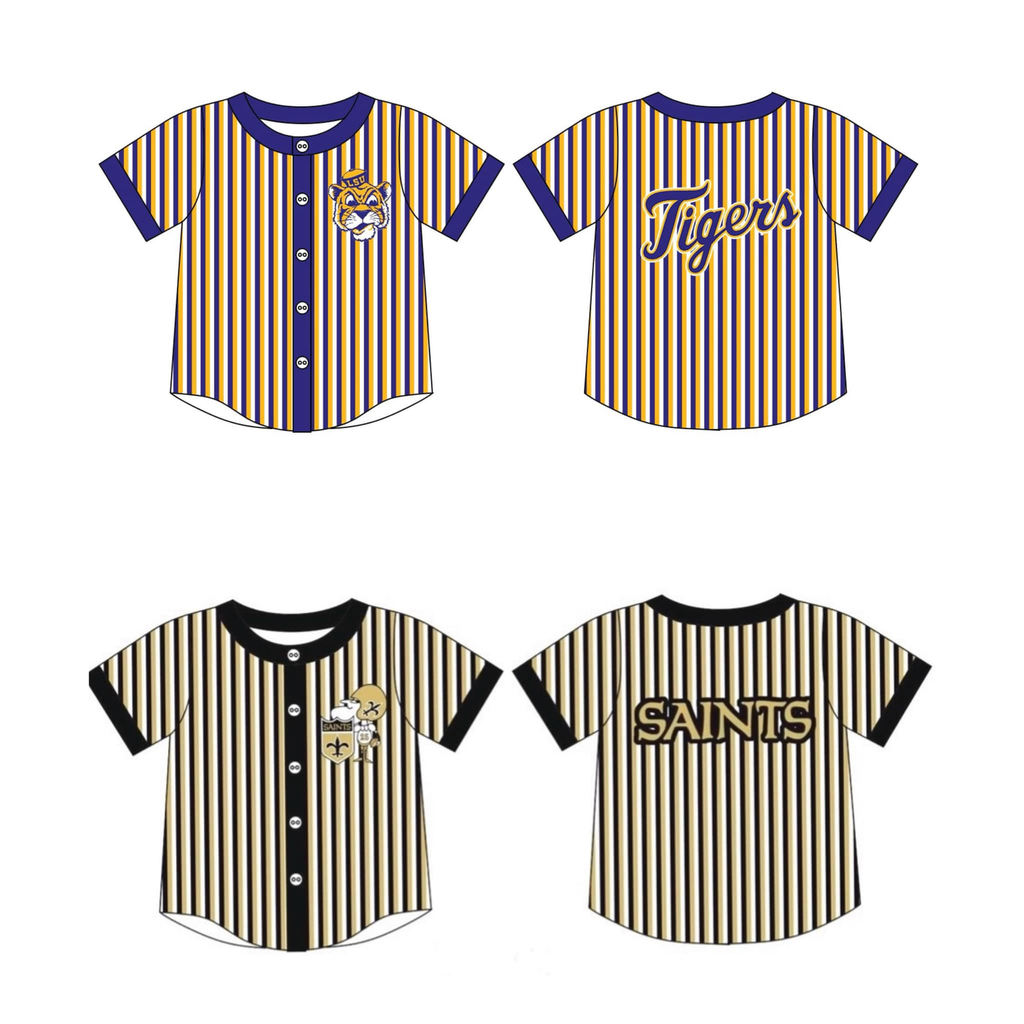 Custom moq 5 baby kids boys top Tiger stripe top