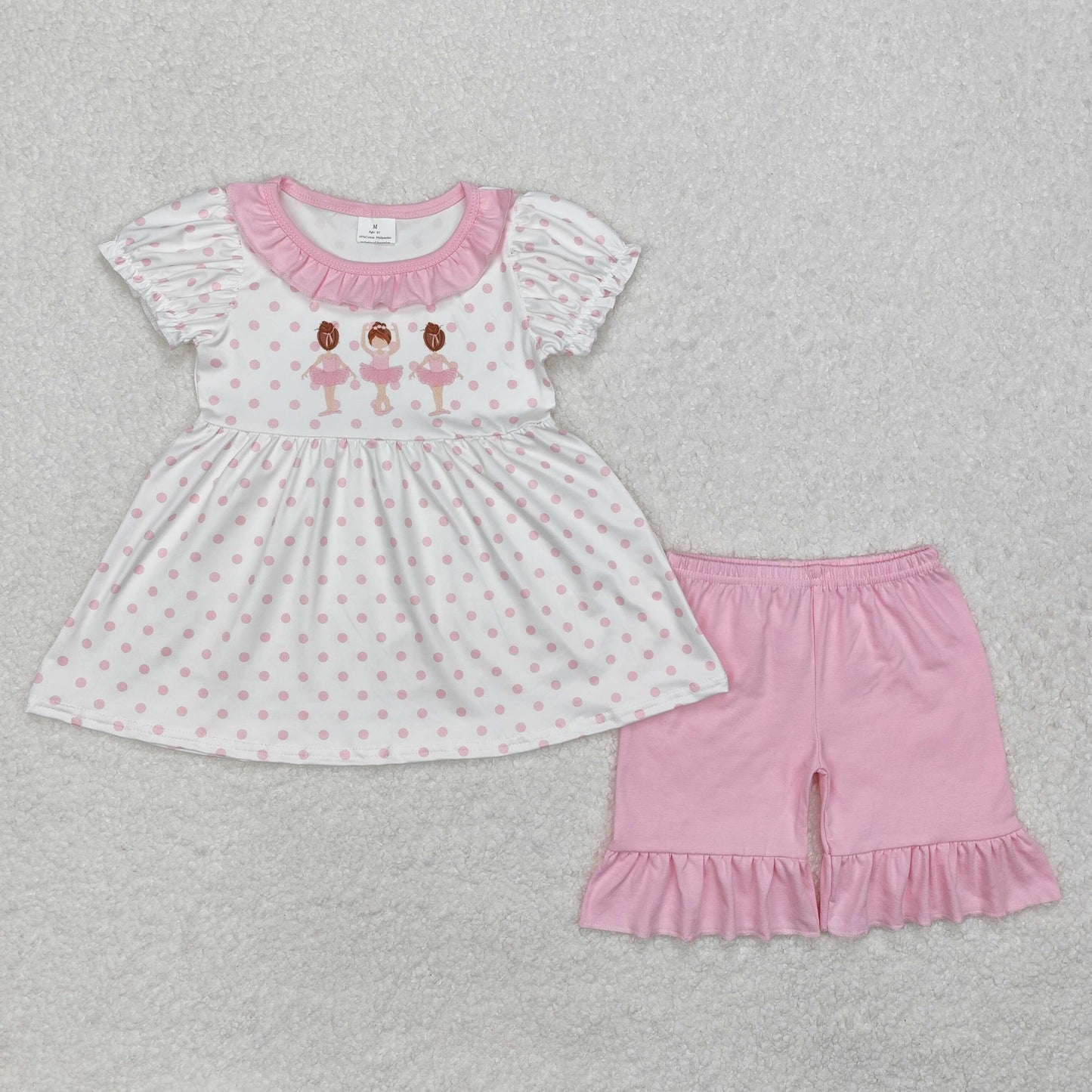 RTS Boys and girls ballet Short Sleeve Shorts sets romper