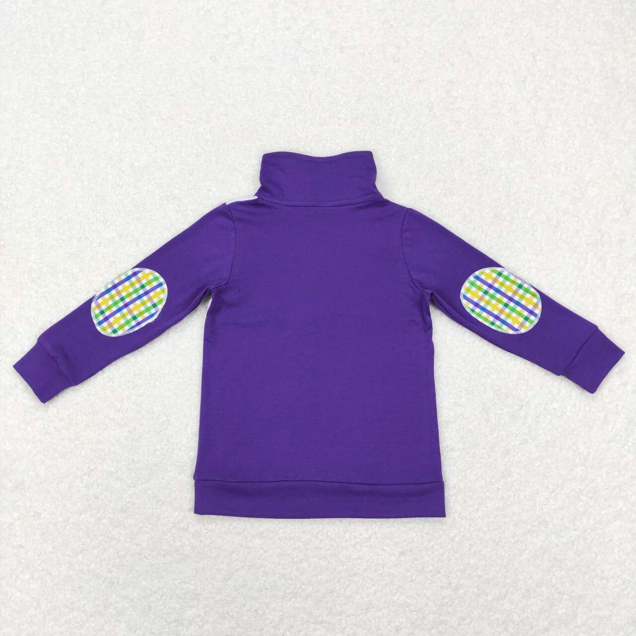 RTS NO MOQ Sibling baby boy girl clothes Mardi gras clothes long Sleeve Tops