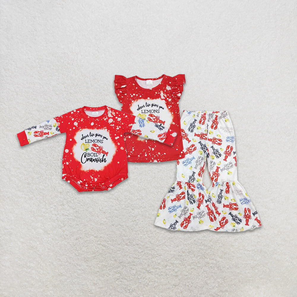 RTS NO MOQ baby girl clothes short-sleeved pants set romper