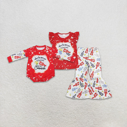 RTS NO MOQ baby girl clothes short-sleeved pants set romper