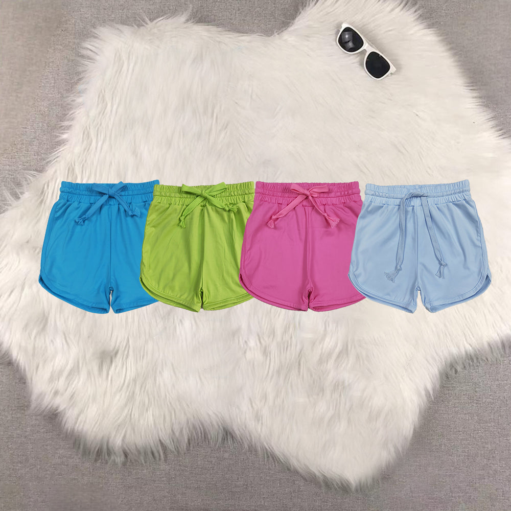 RTS Sibling baby girls clothes yoga solid color summer skirts shorts