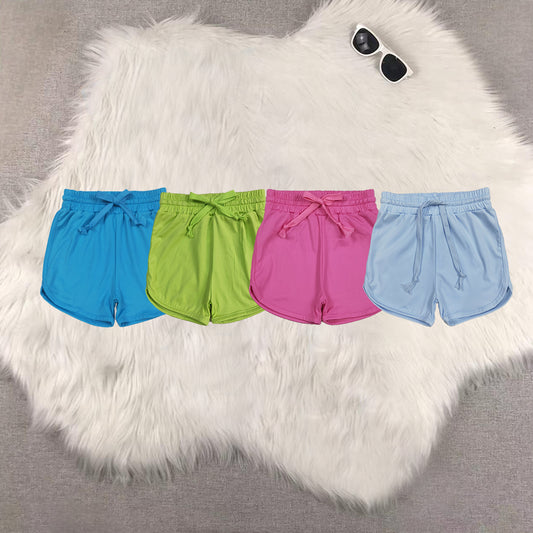 RTS Sibling baby girls clothes yoga solid color summer skirts shorts
