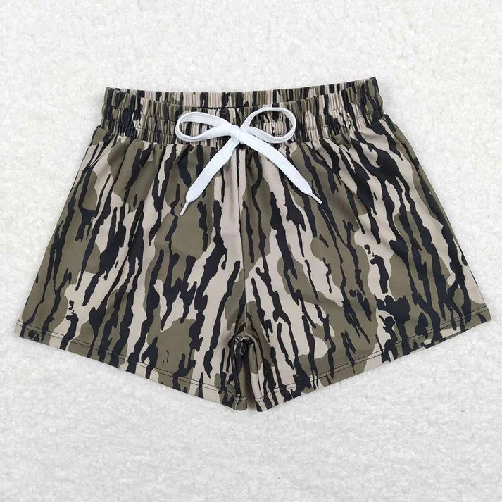 RTS NO MOQ baby boy clothes camouflage summer swim trunks