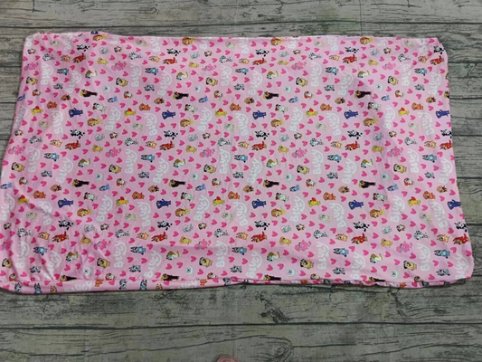 Custom eta 6-8weeks moq 3 tell me size Fitted sheet Bed sheet PINK fabric milk silk