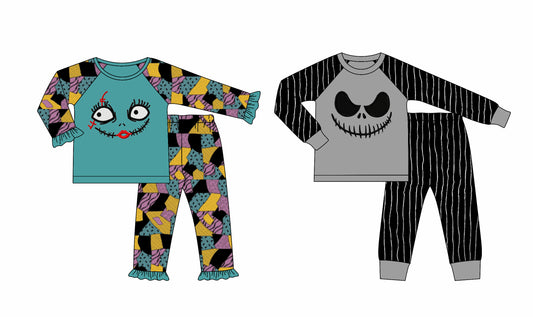 25.8.14 custom each style moq 5eta 4-6week Sibling Sisters baby boy long sleeve pants sets 2 match family design