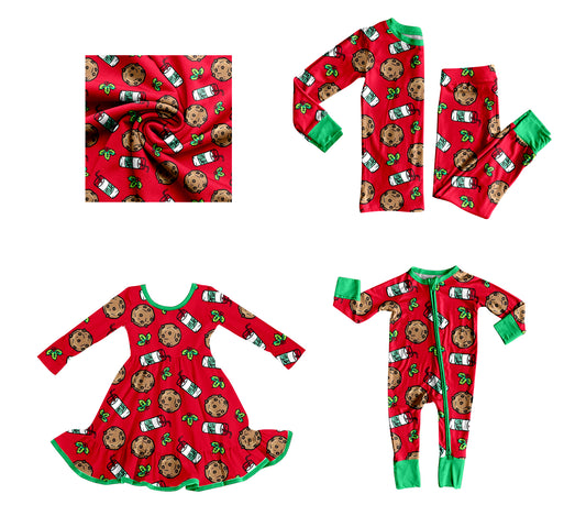 25.8.13 custom each style moq 5eta 4-6week Sibling Sisters Christmas red baby girl long sleeve pants sets and dress and rompers match family design