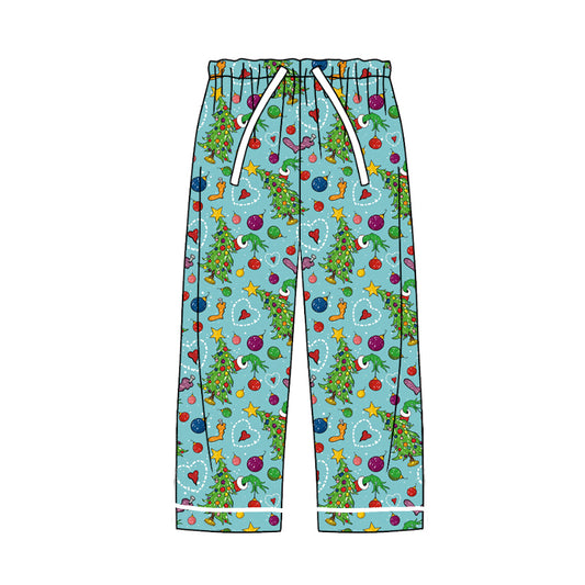 8.29 custom each style moq 5eta 4-6week adult clothes Christmas long pants adult man pants