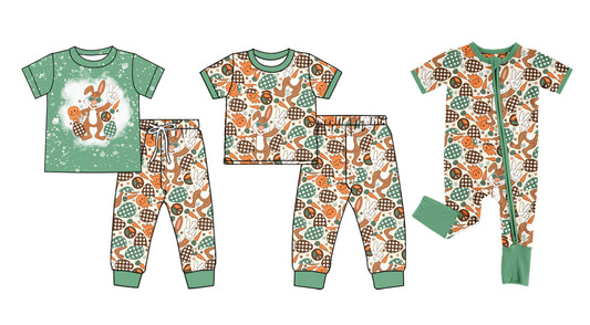12.3 custom each style moq 5eta 4-6week Sibling Sister easter rabbit baby girl sets and sets 2 and rompers match family design