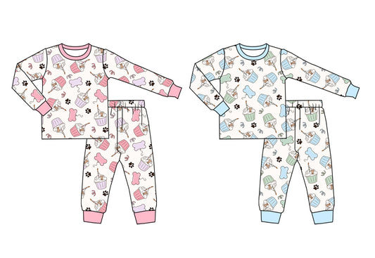 25.5.22 custom each style moq 5eta 4-6week Sibling Sisters baby girl long sleeve pants sets 1 and sets 2 match family design