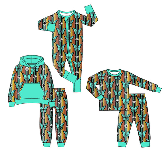 25.7.17 custom each style moq 5eta 4-6week Sibling Sisters baby boy long sleeve pants sets 1 and sets 2 and rompers match family design