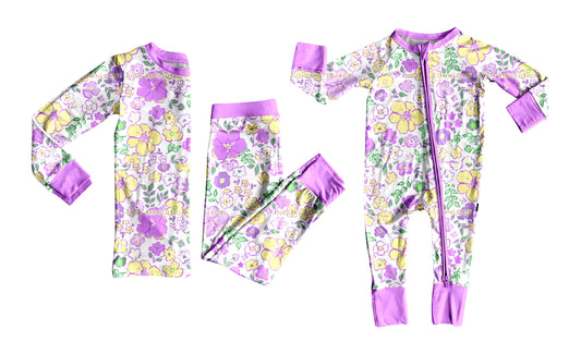 25.9.9 custom each style moq 5eta 4-6week Sibling Sisters floral baby girl clothes long sleeve pants sets and romper match family design