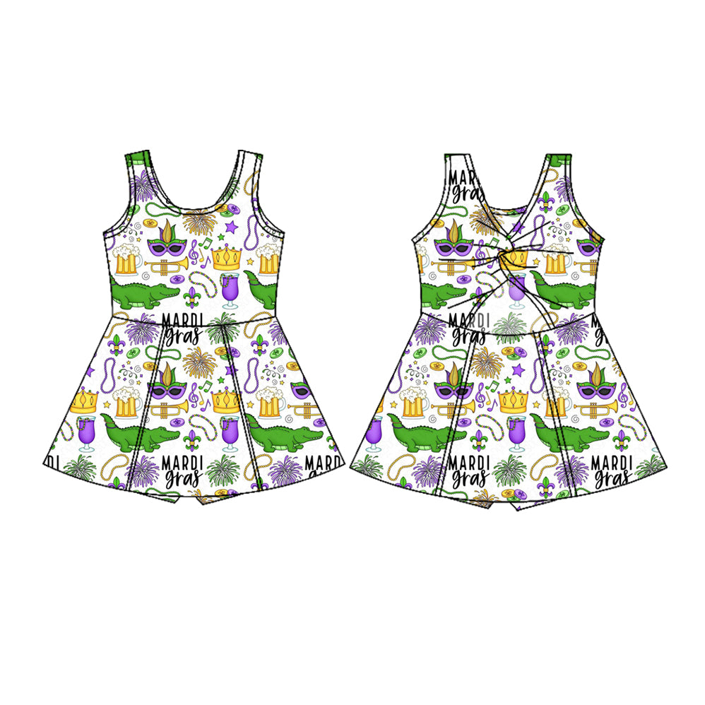 25.10.29 custom each style moq 5 eta 6-8week Sibling Sister baby girl sleeveless dress 4 match design