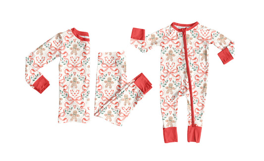 25.8.20 custom each style moq 5eta 4-6week Sibling Sisters Christmas bow baby boy long sleeve pants sets and romper match family design