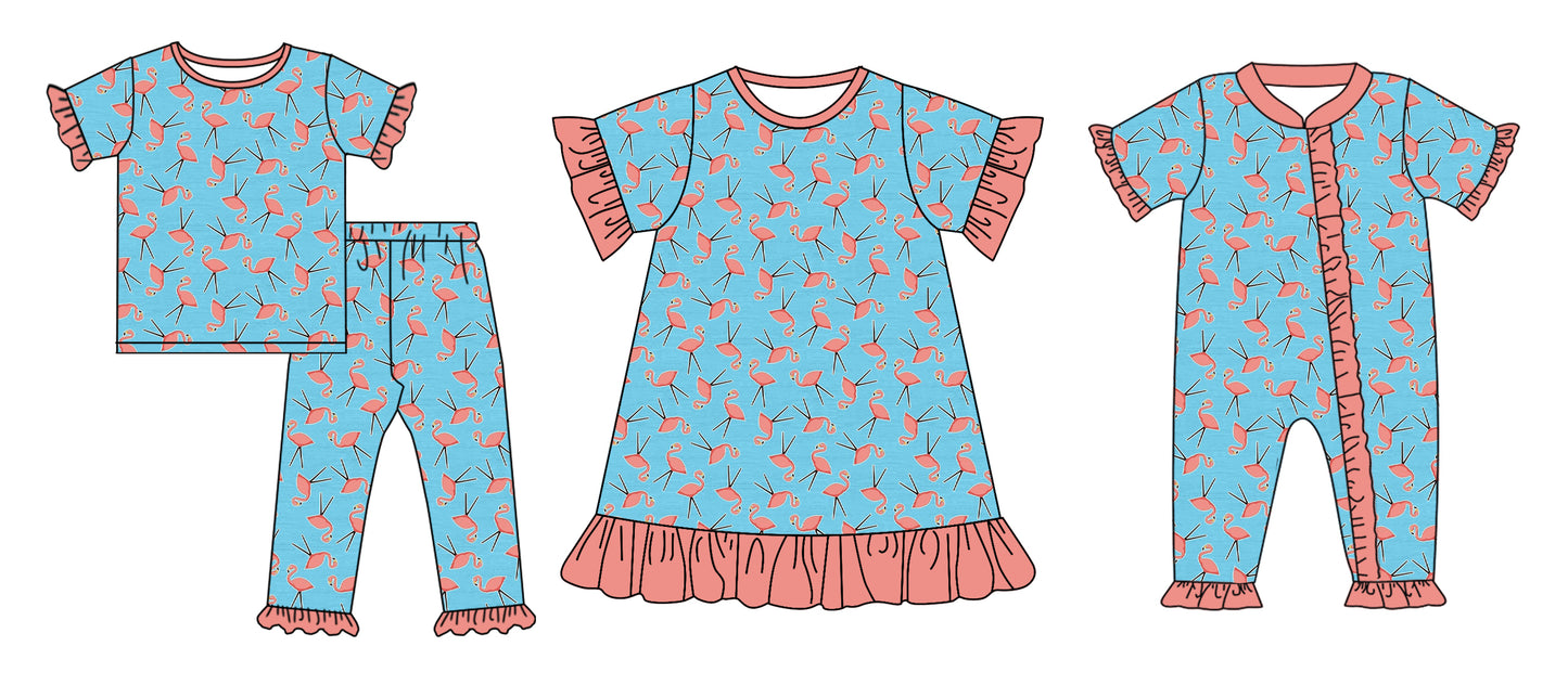 12.2 custom each style moq 5eta 4-6week Sibling Sister baby girl sets and dress and rompers match family design
