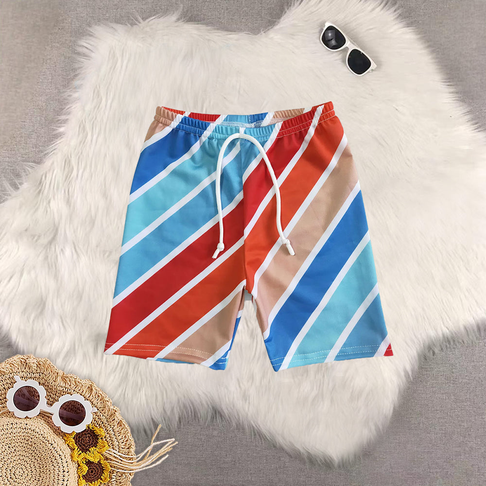 RTS NO MOQ baby boy clothes summer swim trunks