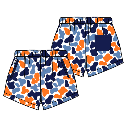 Custom moq 5 each style eta 6-7weeks baby girl clothes summer team leopatd shorts-25.8.2