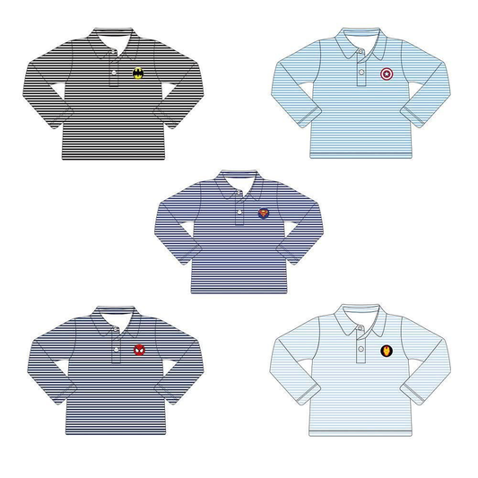 Custom moq 5 each style eta 6-7weeks baby boy clothes long sleeve tops 5-25.7.25