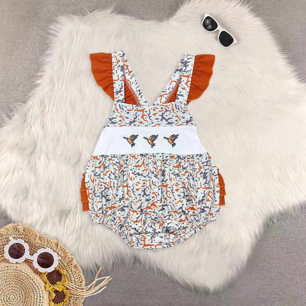 RTS Boys and girls Embroidered Short Sleeve Shorts sets dress rompers