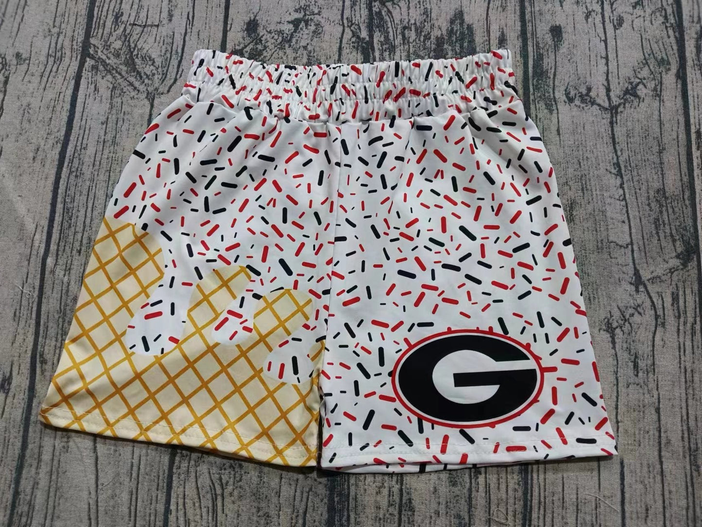 Custom moq 3 eta 6-7weeks kids clothes team Beach Summer Shorts-25.6.7