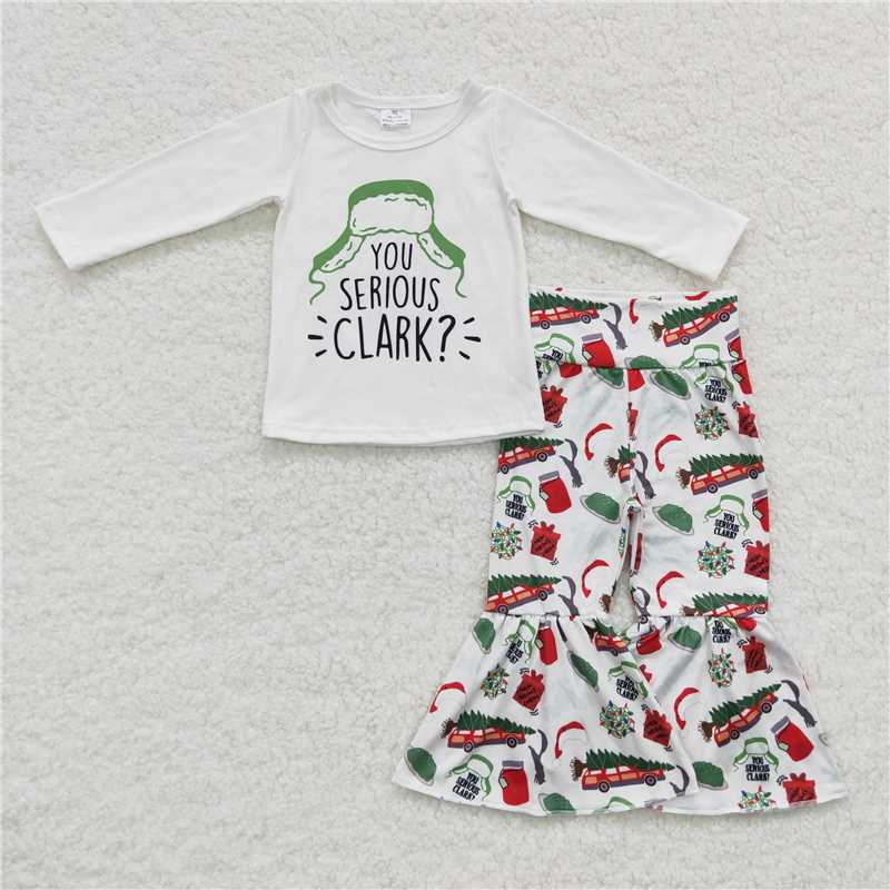 Baby Girls boys YOU SERIOUS SLARK print white Family siblings set