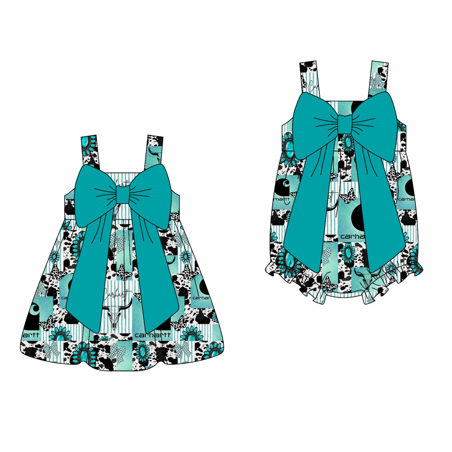 2.22 custom each style moq 5eta 4-6week Sibling Sister baby girl short sleeve dress and rompers match family design