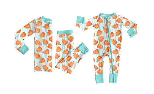 25.7.25 custom each style moq 5eta 4-6week Sibling Sister pumpkin baby girl long sleeve pants sets and rompers match family design