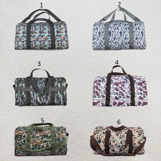 RTS NO MOQ Sibling Bags Young Adult Camo Print Gym Bag Casual Outdoor Carry Bag