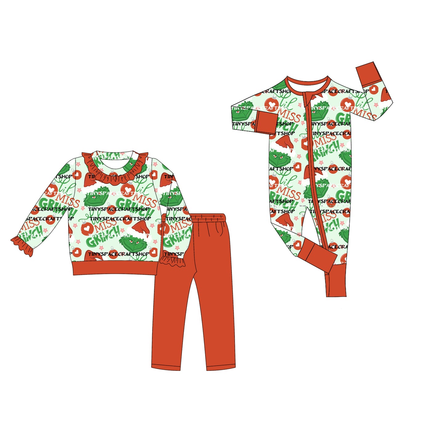 25.8.4 custom each style moq 5eta 4-6week Sibling Sister Christmas baby girl long sleeve pants sets and rompers match family design