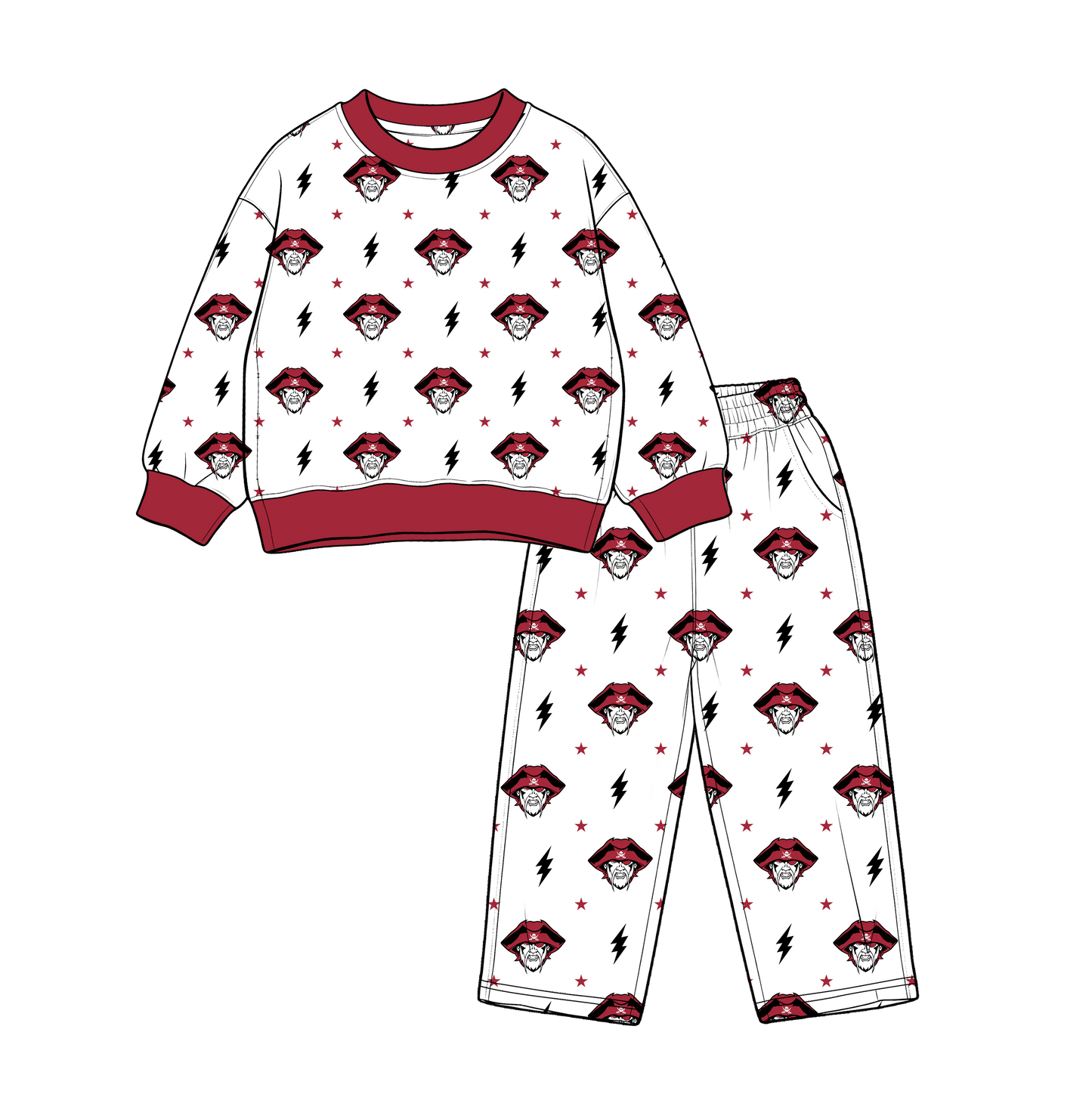 custom moq 5 mix size MSD070809 Baby Kids White Long Sleeve Tops Long Pants Team Casual  Clothes Set
