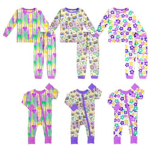 25.9.10 custom each style moq 5 eta 4-6week Sibling Sisters Christmas baby girl long sleeve pants sets 1 and sets 3 and romper 1 and romper 3 match family design