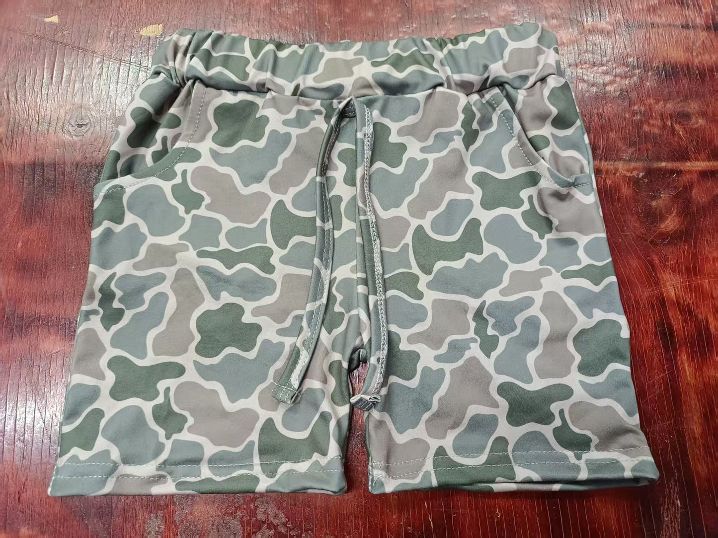Custom moq 3 eta 6-7weeks kids clothes camouflage Summer Shorts-25.5.8