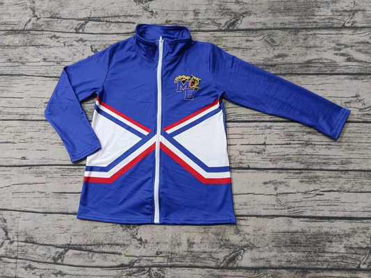Custom moq 5 mix size milk silk baby boys clothes team blue long sleeve top-25.8.2