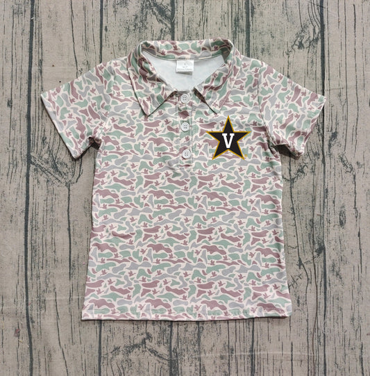 Custom moq 5 mix size milk silk baby boys clothes team camouflage summer short sleeve top-25.11.20