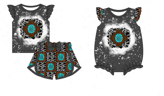 12.21 custom each style moq 5eta 4-6week Sibling Sister baby boy short sleeve shorts sets and rompers match design