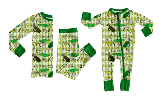 25.6.26 custom each style moq 5eta 4-6week Sibling Sisters green baby boy long sleeve pants sets and rompers match family design