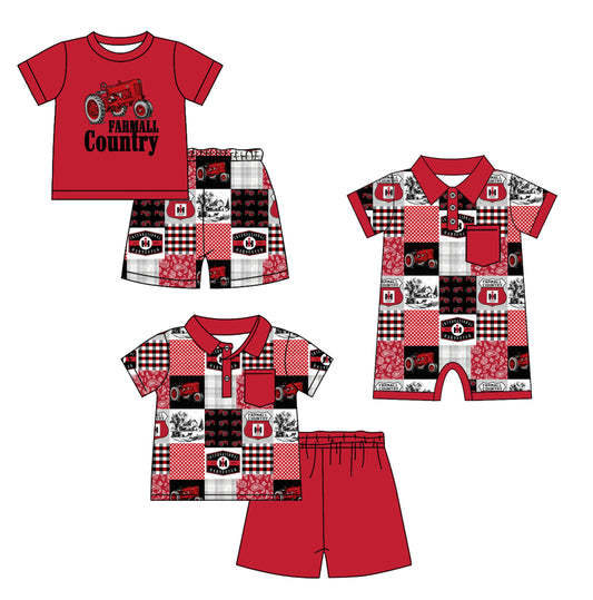 4.1 custom each style moq 5eta 4-6week Sibling Sister baby boy sets 1 and sets 2 and boy rompers match family design