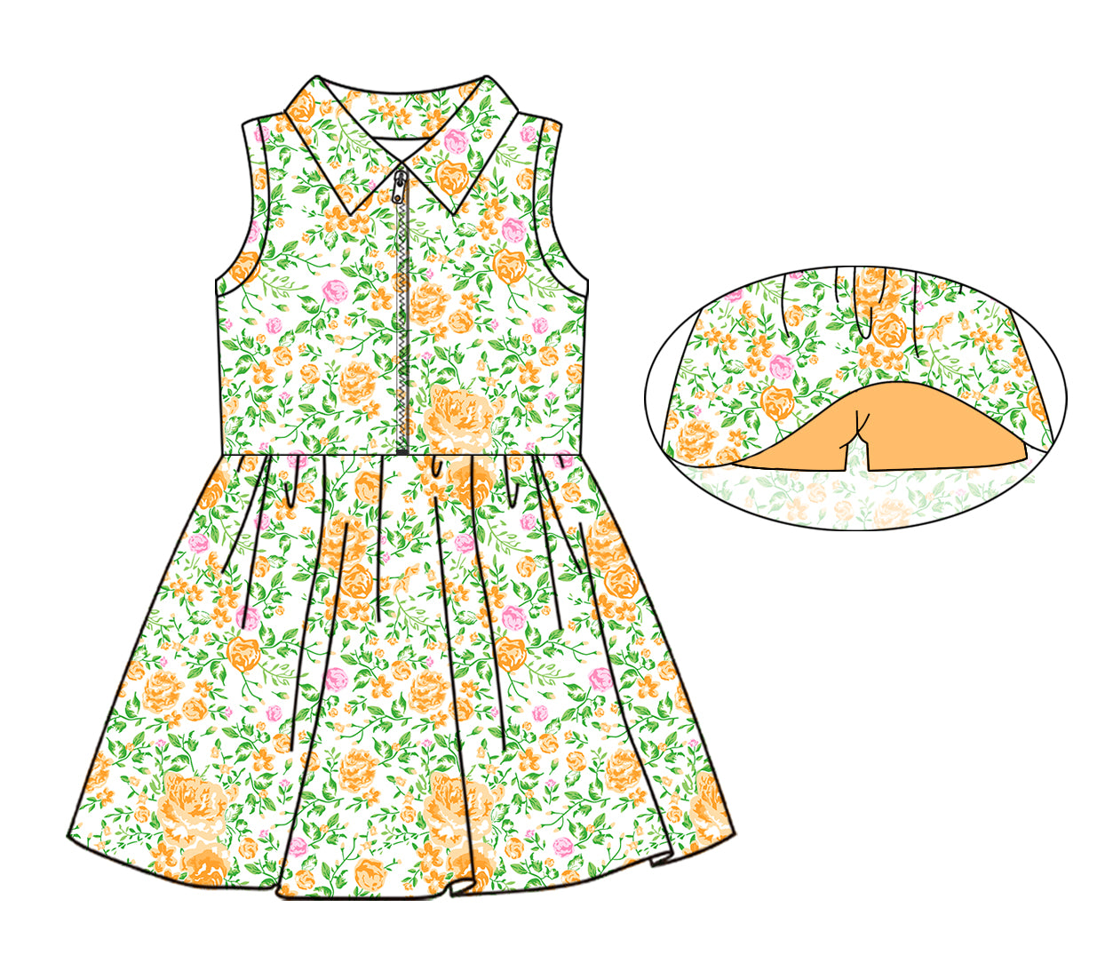 3.26 custom each style moq 5eta 4-6week Sibling Sister floral baby girls clothes Short sleeve yoga dress 1 and dress 5 match family design