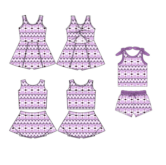 3.25 custom each style moq 5eta 4-6week Sibling Sister baby girls clothes Short sleeve shorts sets and yoga dress 1 and dress 2 match family design