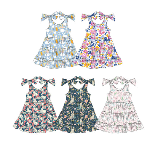 25.11.13 custom each style moq 5 eta 6-8week Sibling Sisters baby girl suspender jumpsuits 5 match family design