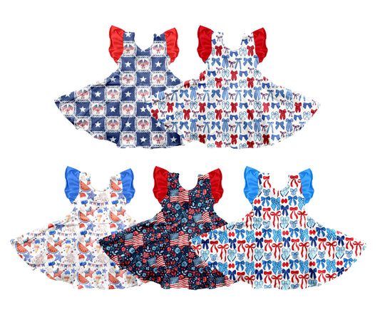 25.12.27 custom each style moq 5 eta 6-8week Sibling Sisters baby girl clothes sleeveless dresses 5 match family design